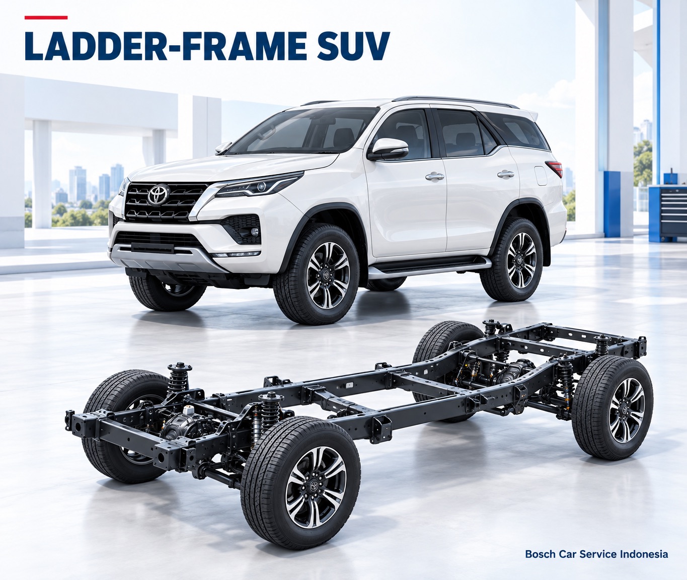 Contoh ladder-frame SUV